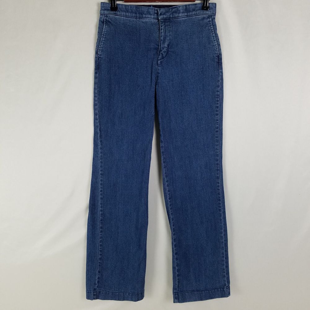 D & Co Jeans Womens 6 Blue Mid Rise Straight‎ Leg Medium Wash Denim W28 x L30